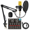 V8 Professional Condenser Microphone – Studio-Quality Sound | Noise Reduction | Plug & Play