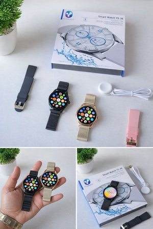 YOSHOOT YS-36 Smartwatch | 1.5-inch AMOLED Display | Fitness & Health Tracker | Stylish & Durable